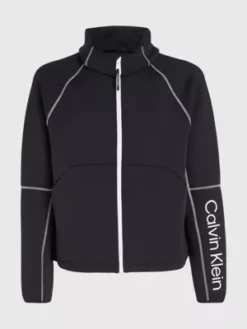 Calvin Klein Sweat-shirt à Capuche Zippé Avec Logo -Calvin Klein Soldes 00GMF3J408 BAE alternate5