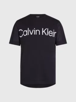 Calvin Klein T-shirt De Sport En Piqué -Calvin Klein Soldes 00GMS3K102 BAE alternate4
