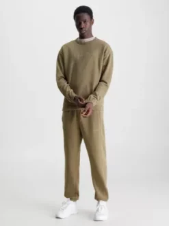 Calvin Klein Sweat Avec Logo En Tissu éponge De Coton -Calvin Klein Soldes 00GMS3W302 8HU alternate3