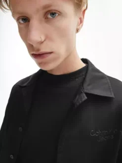 Calvin Klein T-shirt Relaxed à Manches Longues 10 Calvin Klein T-shirt Relaxed à Manches Longues -Calvin Klein Soldes J30J320817 BEH alternate3