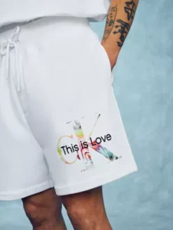 Calvin Klein Short De Jogging - Pride -Calvin Klein Soldes J30J321500 YAF alternate3