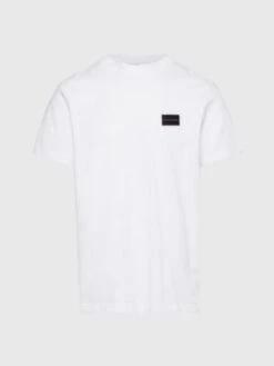 Calvin Klein T-shirt En Coton Recyclé Avec Insigne -Calvin Klein Soldes J30J322468 YAF alternate5