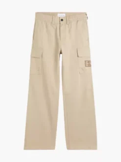 Calvin Klein Pantalon Cargo Jambes Larges -Calvin Klein Soldes J30J322485 PF2 alternate4