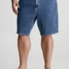 Calvin Klein Short Grande Taille En Denim -Calvin Klein Soldes J30J322783 1BJ main