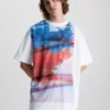 Calvin Klein T-shirt Imprimé Oversize -Calvin Klein Soldes J30J322874 YAF main