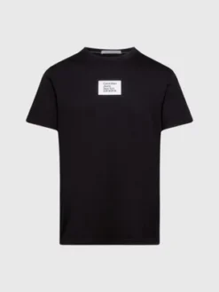 Calvin Klein T-shirt Avec Insigne -Calvin Klein Soldes J30J322879 BEH alternate5