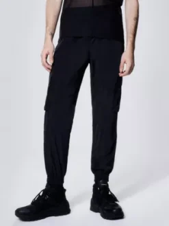 Calvin Klein Pantalon Cargo En Nylon Brillant