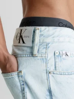 Calvin Klein Jean Straight 90's Imprimé -Calvin Klein Soldes J30J323070 1AA alternate3