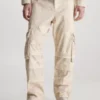 Calvin Klein Pantalon Cargo Imprimé à Jambes Larges -Calvin Klein Soldes J30J323145 0F4 main