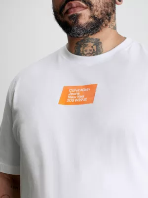 Calvin Klein T-shirt Grande Taille Avec Insigne 5 Calvin Klein T-shirt Grande Taille Avec Insigne – Image 3