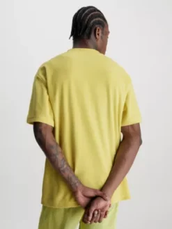 Calvin Klein T-shirt Relaxed En éponge -Calvin Klein Soldes J30J323486 KCQ alternate2