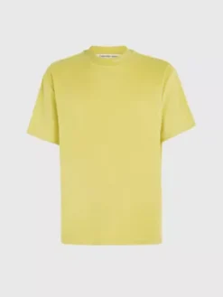 Calvin Klein T-shirt Relaxed En éponge -Calvin Klein Soldes J30J323486 KCQ alternate5