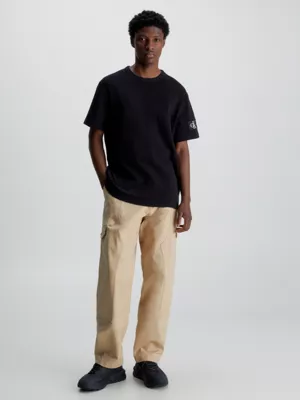 Calvin Klein T-shirt En Coton Gaufré 7 Calvin Klein T-shirt En Coton Gaufré – Image 5