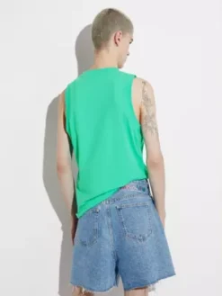 Calvin Klein Débardeur Slim - Pride -Calvin Klein Soldes J30J323602 LAY alternate2