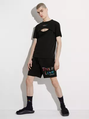 Calvin Klein T-shirt Slim Ajouré - Pride 7 Calvin Klein T-shirt Slim Ajouré - Pride – Image 5