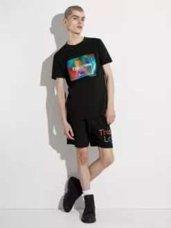 Calvin Klein T-shirt Slim - Pride -Calvin Klein Soldes J30J323606 BEH alternate4