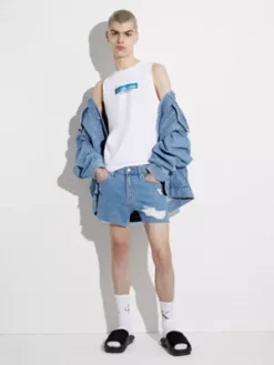 Calvin Klein Short En Jean - Pride -Calvin Klein Soldes J30J323607 1A4 alternate4