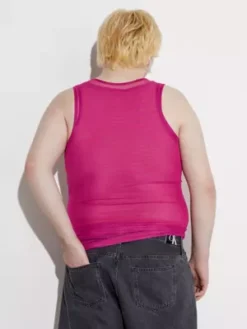 Calvin Klein Débardeur En Maille Avec Superpositions - Pride -Calvin Klein Soldes J30J323720 VCS alternate2
