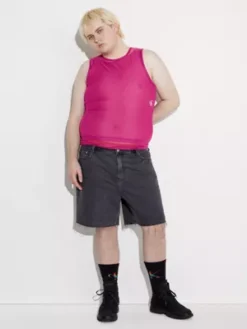 Calvin Klein Débardeur En Maille Avec Superpositions - Pride -Calvin Klein Soldes J30J323720 VCS alternate4