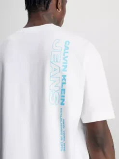 Calvin Klein T-shirt Oversize Avec Logo Dans Le Dos -Calvin Klein Soldes J30J323843 YAF alternate3