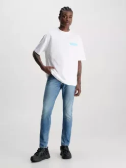 Calvin Klein T-shirt Oversize Avec Logo Dans Le Dos -Calvin Klein Soldes J30J323843 YAF alternate4