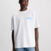 Calvin Klein T-shirt Oversize Avec Logo Dans Le Dos