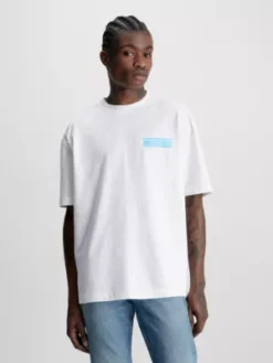 Calvin Klein T-shirt Oversize Avec Logo Dans Le Dos
