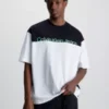 Calvin Klein T-shirt Oversize Color-block -Calvin Klein Soldes J30J324010 YAF main