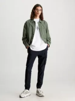 Calvin Klein Pantalon Cargo Skinny Délavé -Calvin Klein Soldes J30J324039 BEH alternate4