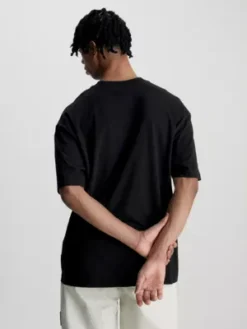 Calvin Klein T-shirt Surdimensionné Avec Logo Universitaire -Calvin Klein Soldes J30J324207 BEH alternate1