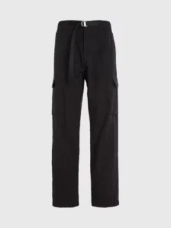 Calvin Klein Pantalon Cargo Relaxed En Nylon Texturé -Calvin Klein Soldes J30J324217 BEH alternate5