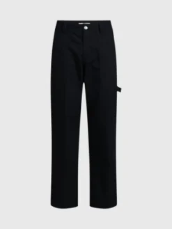 Calvin Klein Pantalon Utilitaire Droit En Toile -Calvin Klein Soldes J30J324375 BEH alternate5