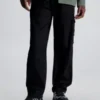 Calvin Klein Pantalon Cargo En Sergé De Coton 2 Calvin Klein Pantalon Cargo En Sergé De Coton -Calvin Klein Soldes J30J324537 BEH main