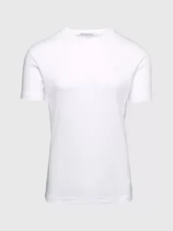Calvin Klein T-shirt Super Slim Avec Col En V -Calvin Klein Soldes J30J325470 YAF alternate4