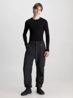 Calvin Klein T-shirt Super Slim à Manches Longues -Calvin Klein Soldes J30J325472 BEH alternate3