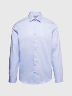 Calvin Klein Chemise De Soirée Ajustée En Sergé -Calvin Klein Soldes K10K108427 0GY alternate4