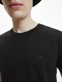 Calvin Klein T-shirt En Coton Haut De Gamme -Calvin Klein Soldes K10K109083 BEH alternate3