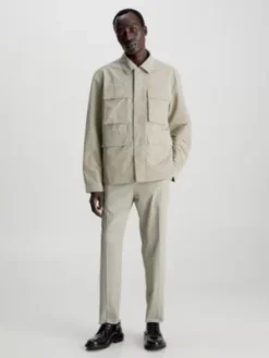 Calvin Klein Pantalon De Costume Slim Court -Calvin Klein Soldes K10K109550 PKR alternate3