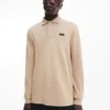 Calvin Klein Polo Slim à Manches Longues En Piqué -Calvin Klein Soldes K10K110816 PF2 main