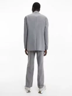 Calvin Klein Veste Blazer Relaxed Bicolore 9 Calvin Klein Veste Blazer Relaxed Bicolore -Calvin Klein Soldes K10K110838 CHH alternate2