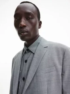 Calvin Klein Veste Blazer Relaxed Bicolore 10 Calvin Klein Veste Blazer Relaxed Bicolore -Calvin Klein Soldes K10K110838 CHH alternate3