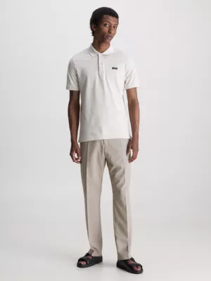 Calvin Klein Pantalon Bicolore En Laine Mélangée 6 Calvin Klein Pantalon Bicolore En Laine Mélangée – Image 4