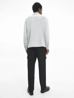 Calvin Klein Chemise Boutonnée Et Zippée -Calvin Klein Soldes K10K110845 ACE alternate2