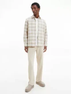 Calvin Klein Surchemise à Carreaux En Sergé De Polaire 8 Calvin Klein Surchemise à Carreaux En Sergé De Polaire -Calvin Klein Soldes K10K110847 PF2 alternate1