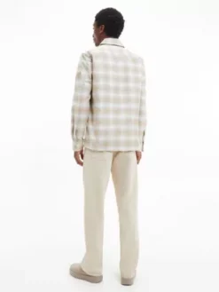 Calvin Klein Surchemise à Carreaux En Sergé De Polaire 9 Calvin Klein Surchemise à Carreaux En Sergé De Polaire -Calvin Klein Soldes K10K110847 PF2 alternate2