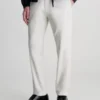 Calvin Klein Pantalon Fuselé Court En Sergé