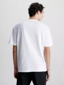 Calvin Klein T-shirt En Coton Bio Avec Imprimé Glitch -Calvin Klein Soldes K10K111132 YAF alternate1