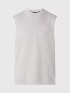 Calvin Klein Veste Sans Manches En Coton Bio Piqué Nid D'abeille -Calvin Klein Soldes K10K111181 ACE alternate4