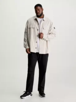 Calvin Klein Surchemise Grande Taille En Sergé -Calvin Klein Soldes K10K111263 ACE alternate3