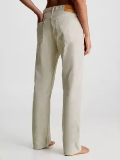 Calvin Klein Jean Straight Classique Unisexe - CK Standards -Calvin Klein Soldes K10K111301 1A4 alternate3